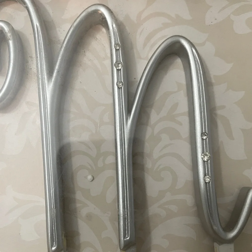 LILLIAN ROSE Letter M CAKE MONOGRAM Rhinestone Topper Decoration